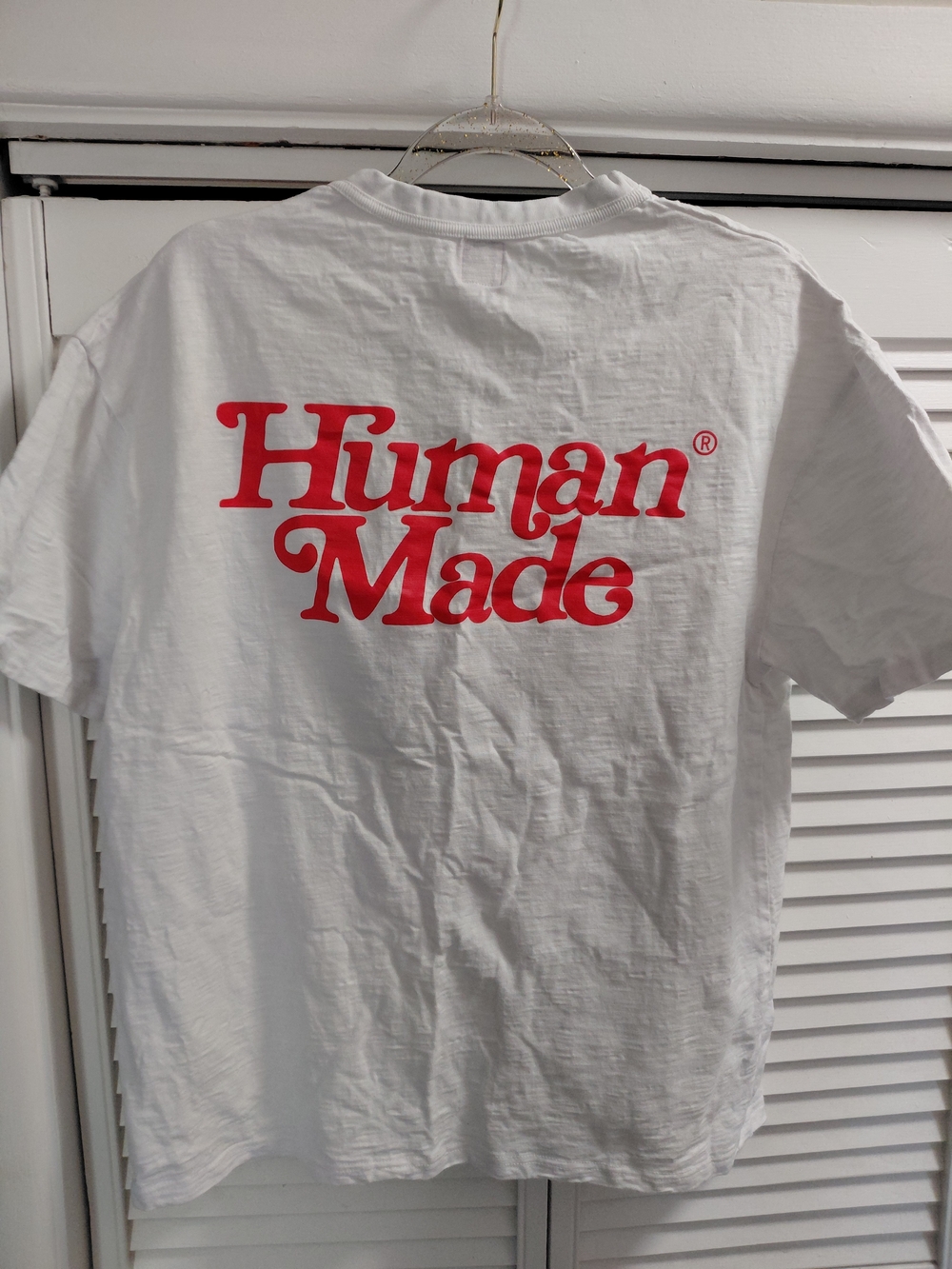 Human Made White Tshirt Girls Don't Cry Made In Japan - Picture 3 of 4